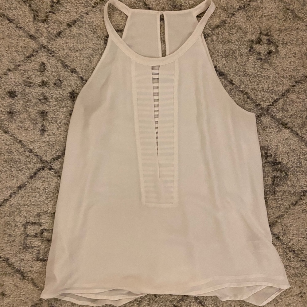 White dress tank